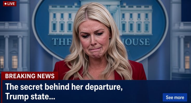 UPDATE: The secret behind her departure, Trump state