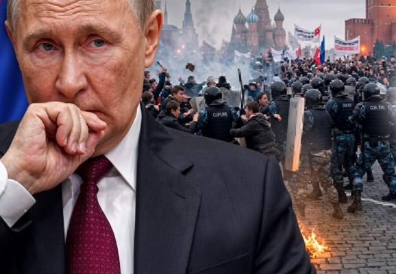 TOTAL COLLAPSE… Massive Civil Riots Erupt Across Russia’s Streets