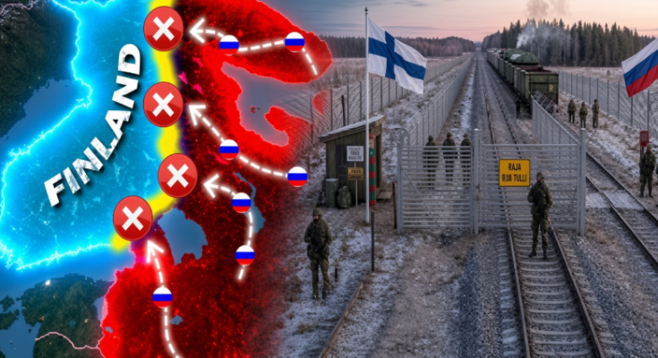 Putin Is LOCKED OUT: Finland’s 1,340km Wall Just BLOCKADED Russia’s Northern Army