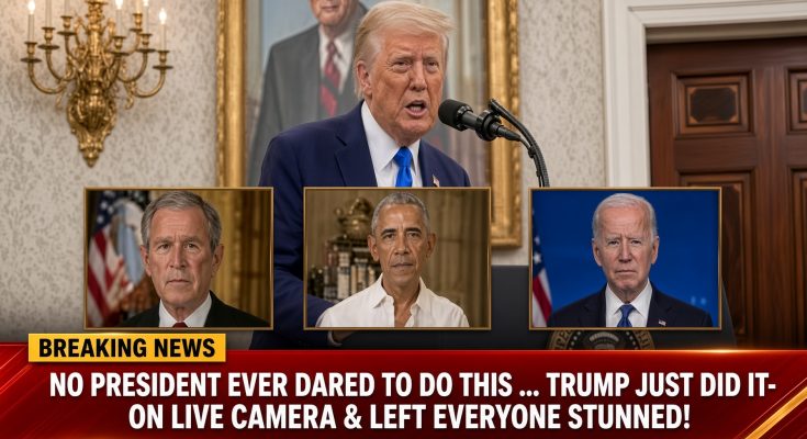 Trump looked straight at reporters and said the quiet part out loud