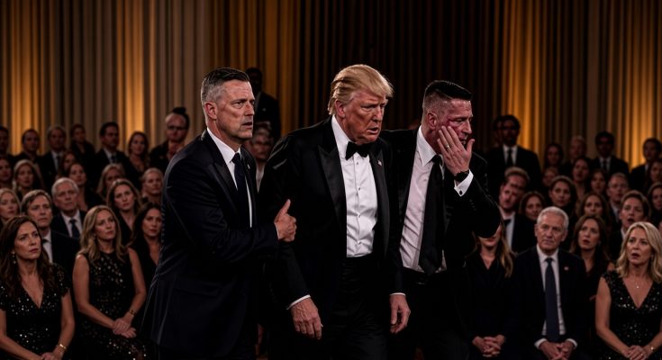 A few minutes ago🚨 Chaos as the President of the United States was