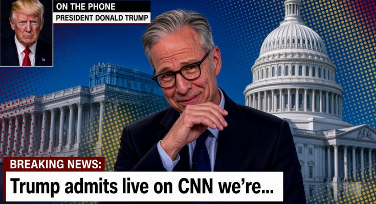 BREAKING NEWS‼️ Trump admits live on CNN we’re