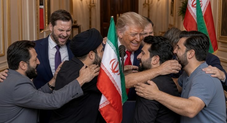 Just In:👋Trump announces that Iran has